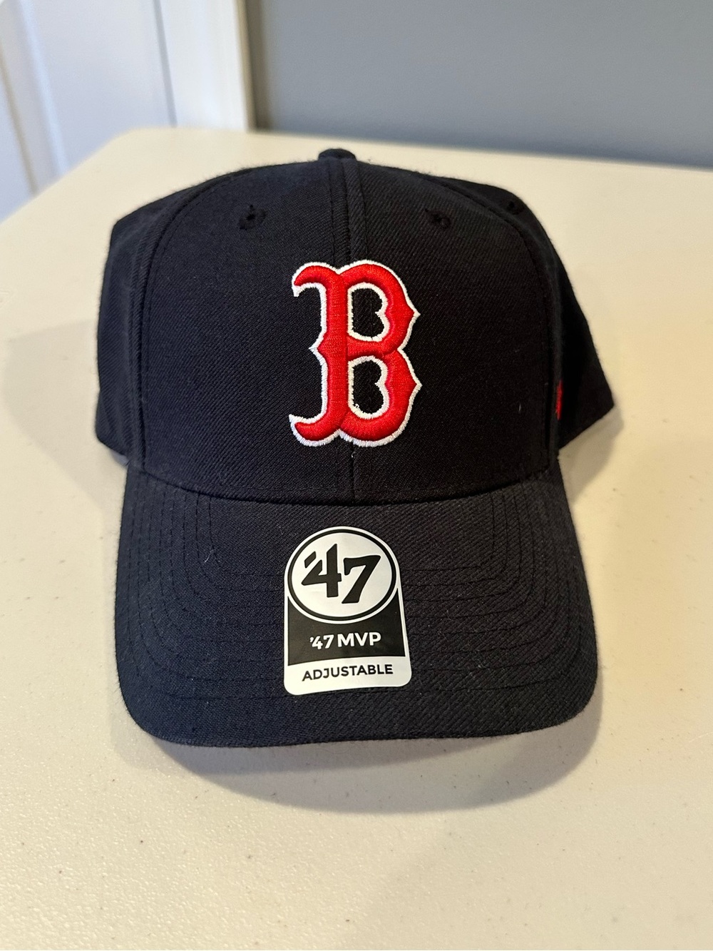 Boston Red Sox '47 Navy Team Logo Clean Up Adjustable Hat
